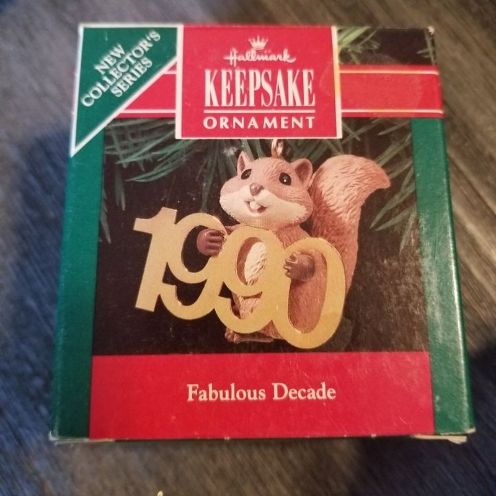 Hallmark Keepsake Ornament Fabulous Decade 1990